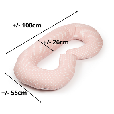Umstandskissen Typ C rosa