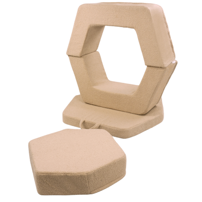 Personalisierter faltbarer Kinder - beige