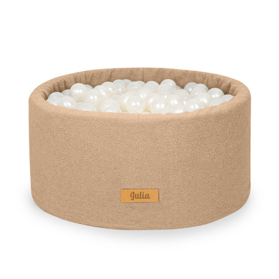 Bällebad Bälle / Dunkelbeige Teddy