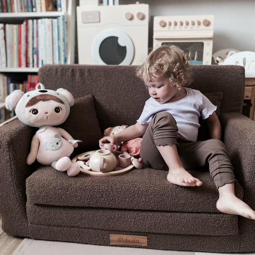 Personalisierter faltbarer Kinder - beige