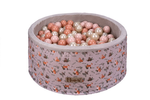 Bällebad Bälle Grau + Füchse