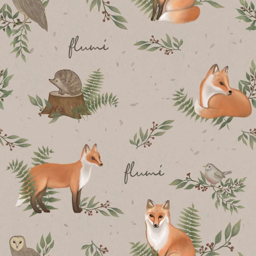  Personalisierte Bällebad Baby Bällepool Kinder 90x40cm mit 200 Bällebad Bälle Grau + Füchse