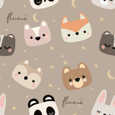  Personalisierte Bällebad Baby Bällepool Kinder 90x40cm mit 200 Bällebad Bälle Beige + Bären