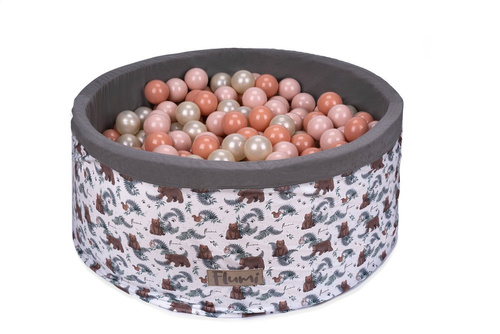 Bällebad Bälle Weiß + Bären