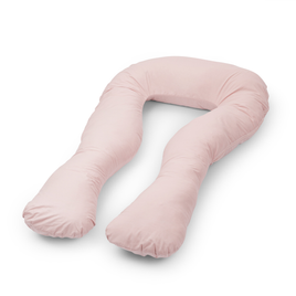 Schwangerschaft Kissen marineblau mit weißen U-Typ rosa