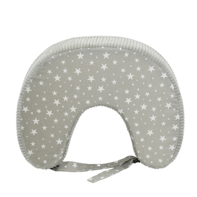 Fütterungskissen - rosa mit weißen Tupfen