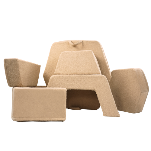 Personalisierter faltbarer Kinder - beige