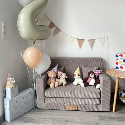 Personalisierter faltbarer Kinder - beige