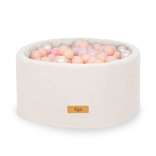  Personalisierte Bällebad Baby Bällepool Kinder mit 200 Bällebad Bälle /Hellbeiger Teddy